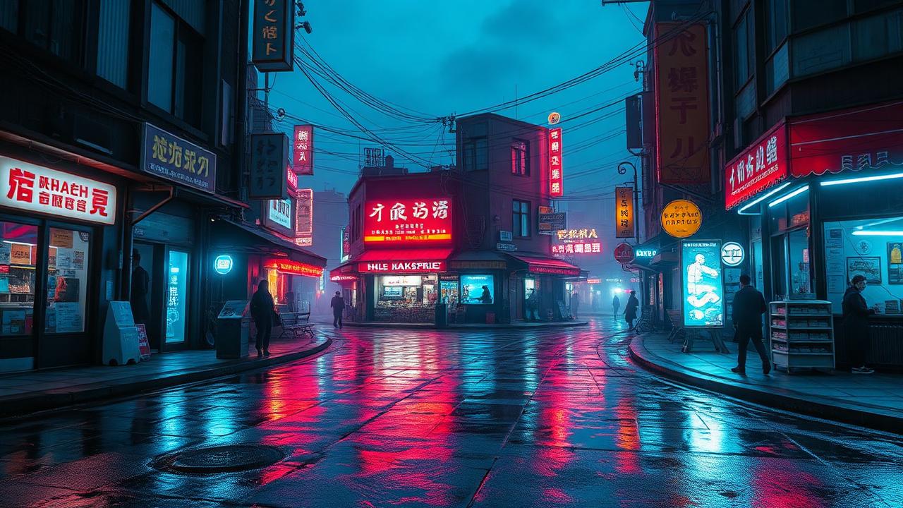 Seedance img2vid input — cyberpunk street